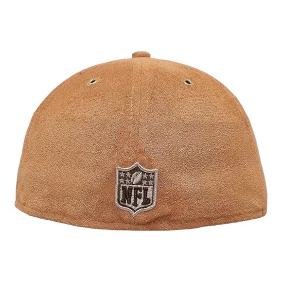 Las Vegas Oakland Raiders 59FIFTY Fitted Hat Cap Wheat Suede Pack - Picture 7 of 13